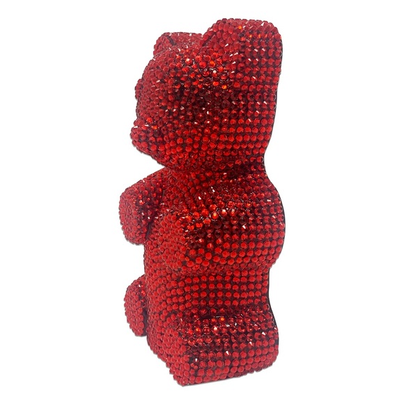 Rhinestone Gummy Bear Resin Pop Art Sculpture - Picture 3 of 3